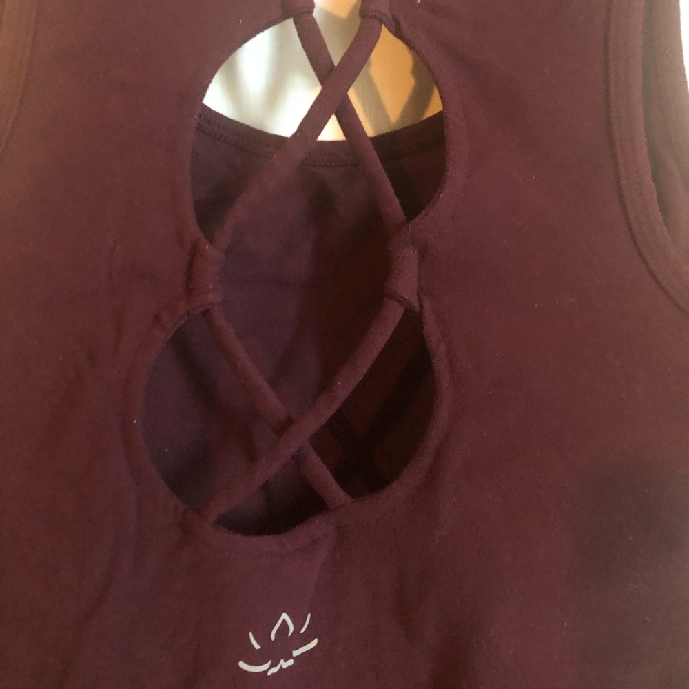 Maroon Beyond Yoga tank